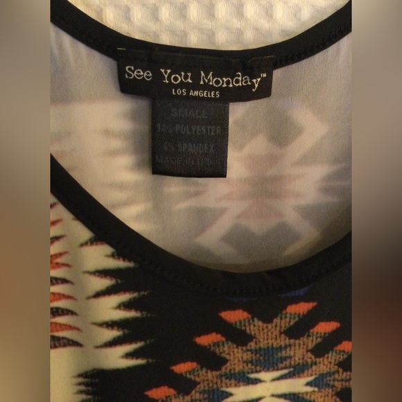 🖤See You Monday | Tribal Print Bodysuit🖤 - Picture 13 of 15